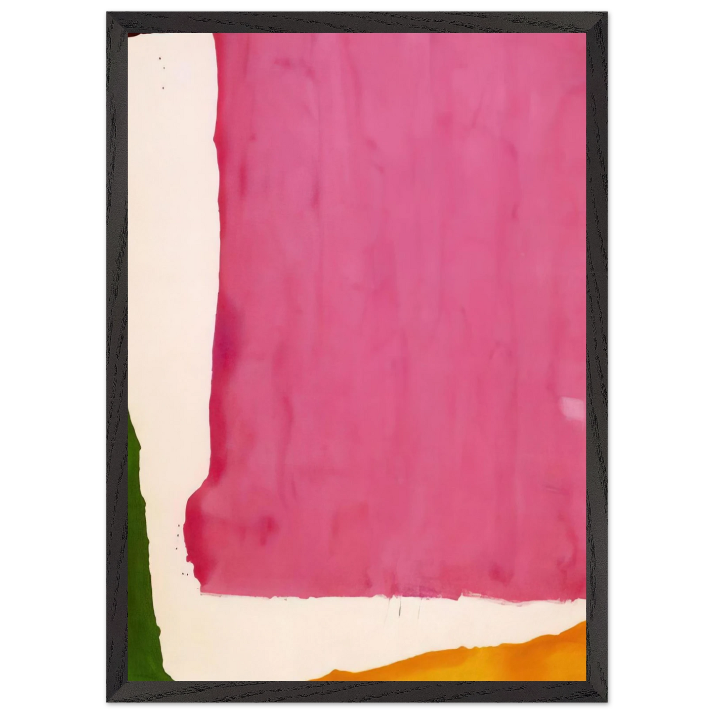 Helen Frankenthaler - Mauve District - 1966 Wall art - 70x100 cm / 28x40 inches - Premium Wooden Framed Poster With Fine Art Paper - Wood frame