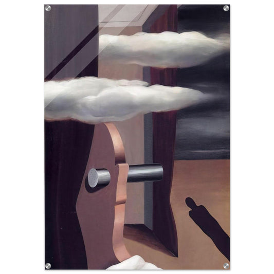 THE CATAPULT OF DESERT 1926 - Rene Magritte Acrylic Print - 70x100 cm / 28x40″ inches
