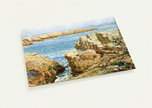 Coast Scene, Isles of Shoals By Childe Hassam Pack of 10 Post Cards | Childe Hassam Post Cards | A6 (10.5 x 14.8 cm) - 4.1 x 5.8 inches