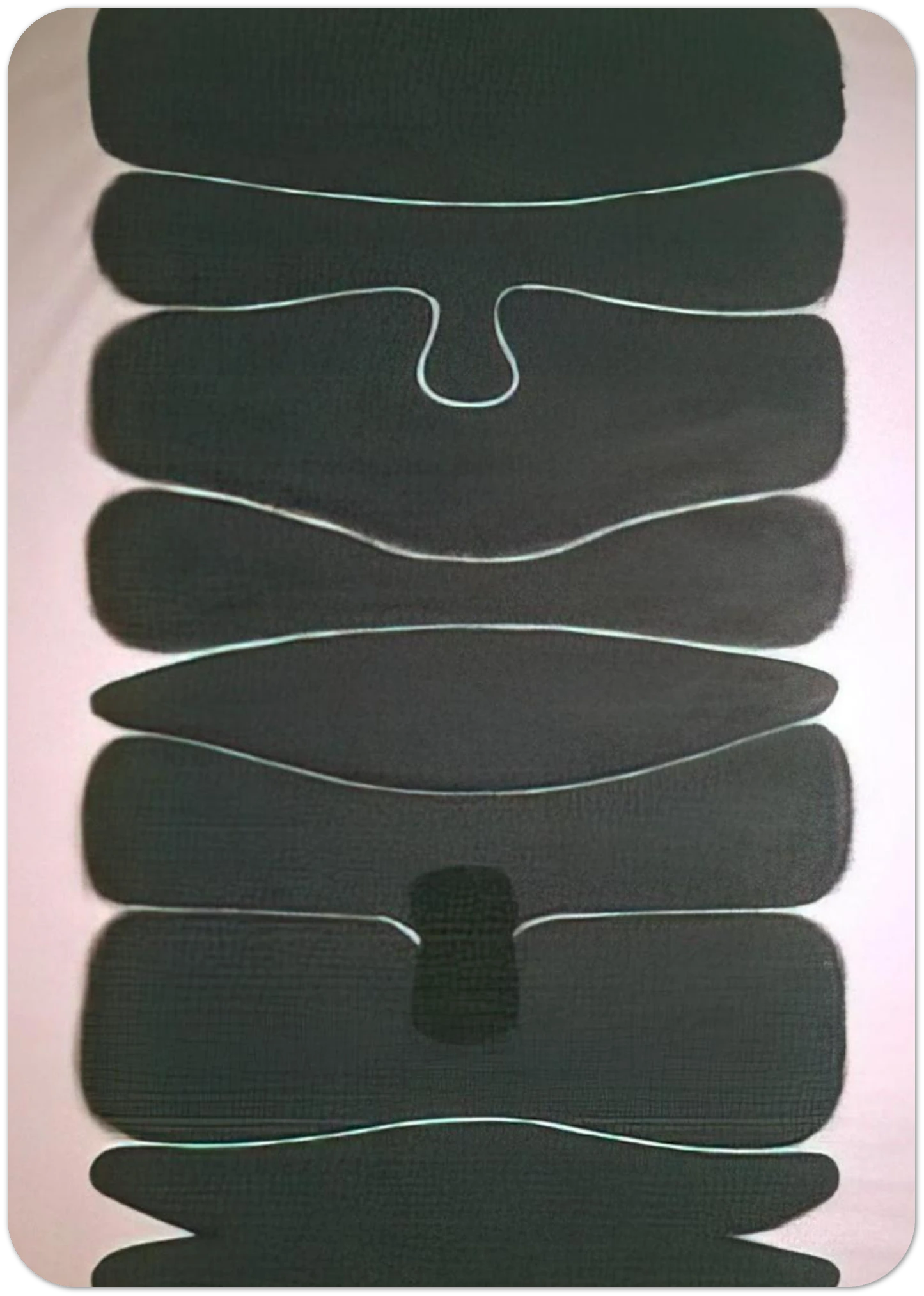 Apollo 1 Ascending Development - 1969 By Victor Pasmore Pack of 10 Post Cards | Victor Pasmore Post Cards | A6 (10.5 x 14.8 cm) - 4.1 x 5.8 inches