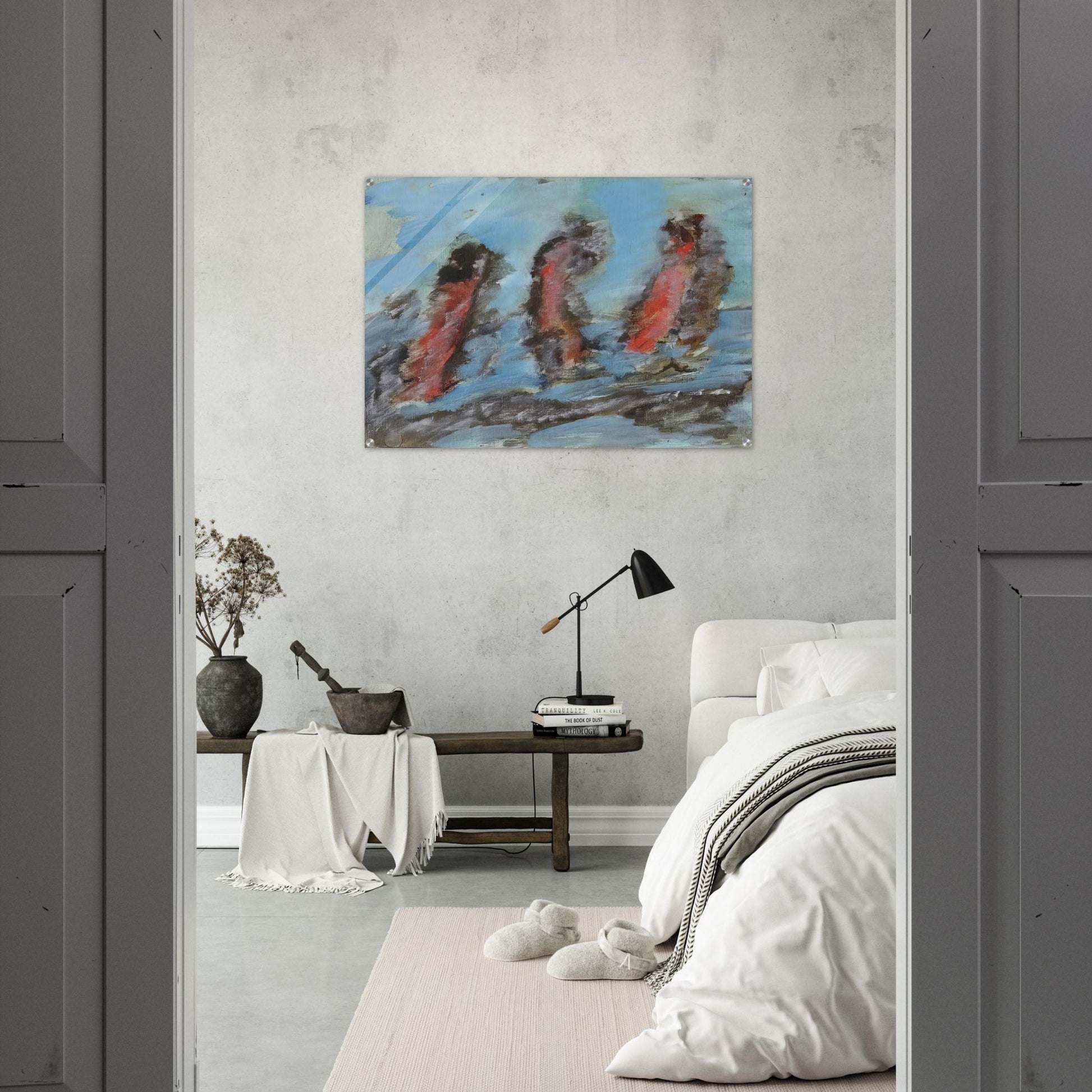 Untitled KC 505 - 1984 - Henri Michaux Acrylic Print - 70x100 cm / 28x40″ inches | Henri Michaux Wall Art | Henri Michaux Prints