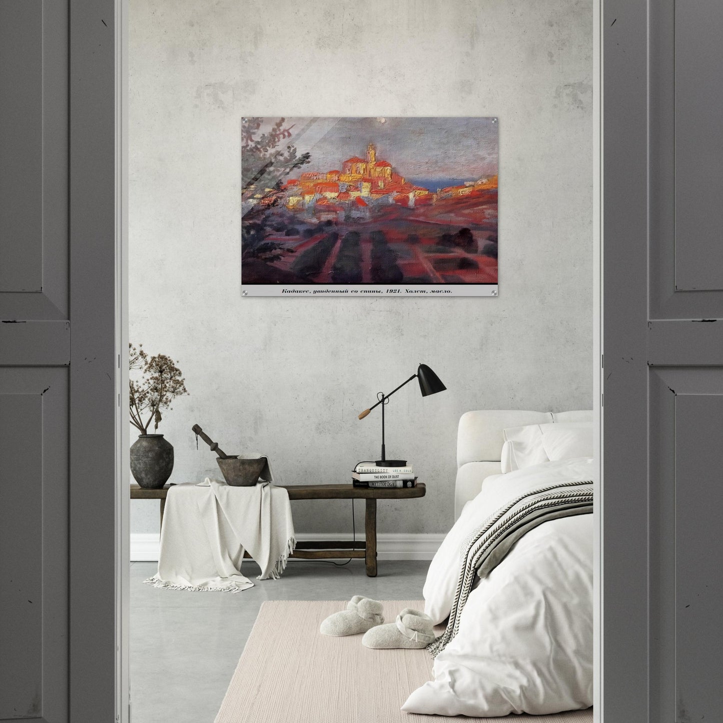 CADAQUES SEEN FROM BEHIND - Salvador Dali Acrylic Print - 70x100 cm / 28x40″ inches | Salvador Dali Wall Art | Salvador Dali Prints