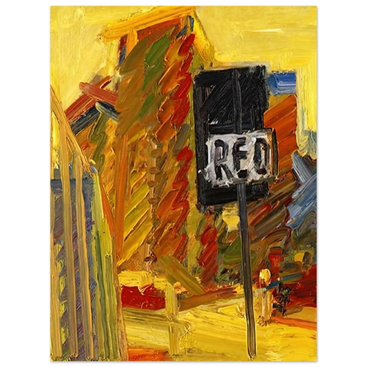 Frank Auerbach - TOWER BLOCKS Fine Art Poster - Default Title