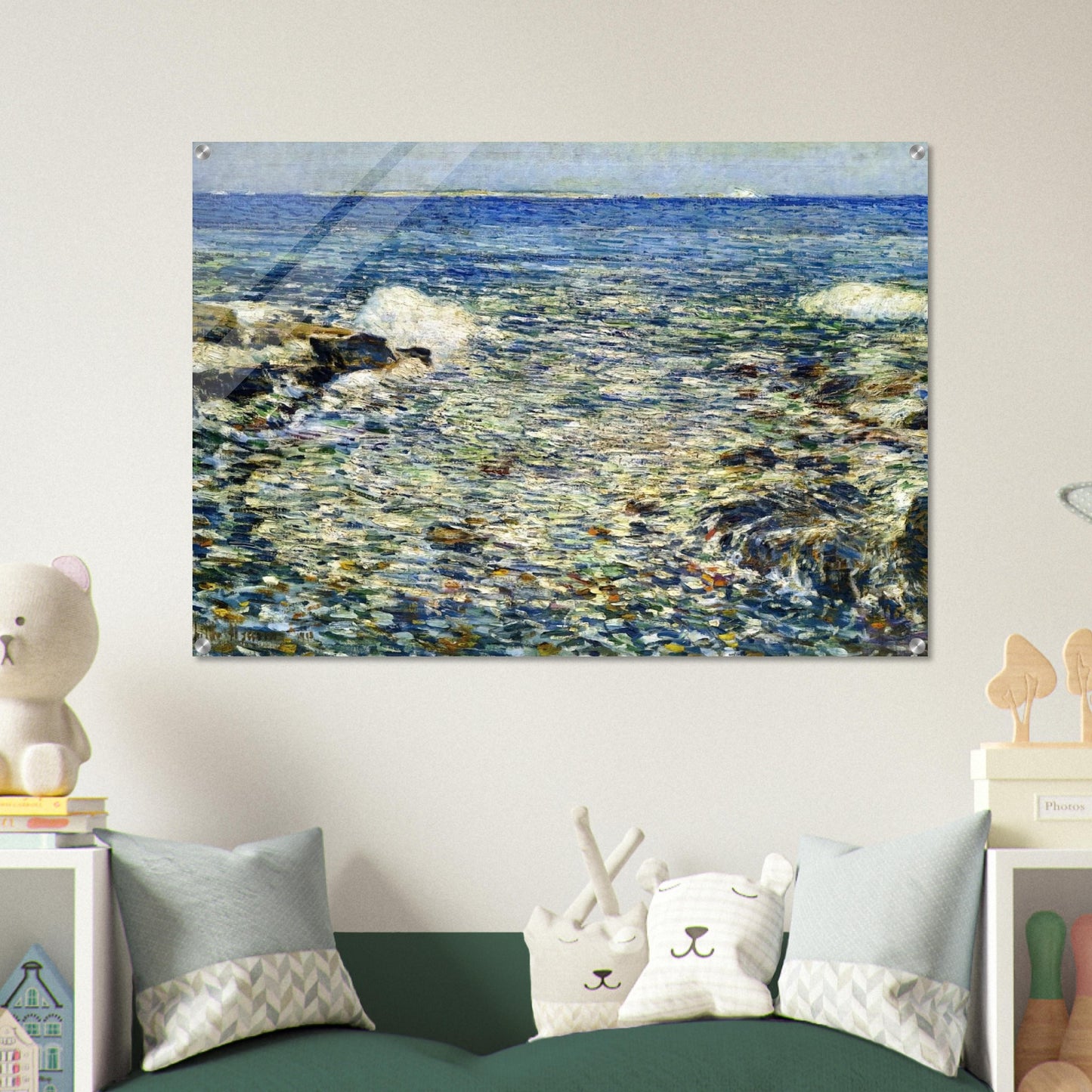 Surf, Isles of Shoals - Childe Hassam Acrylic Print - 70x100 cm / 28x40″ inches | Childe Hassam Wall Art | Childe Hassam Prints