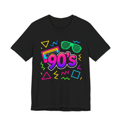 Musica old school anni '90 - vibrazioni arcade Classico anni '90 Vintage. Anni '90 Retro Mi piacciono gli anni Novanta Maglietta