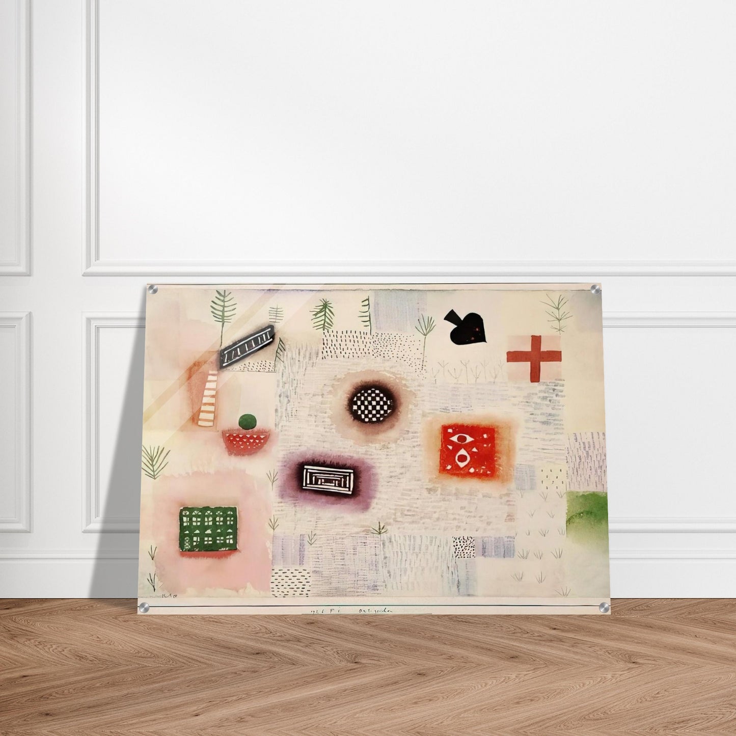 PLACE SIGNS 1926 - Paul Klee Acrylic Print - 70x100 cm / 28x40″ inches | Paul Klee Wall Art | Paul Klee Prints