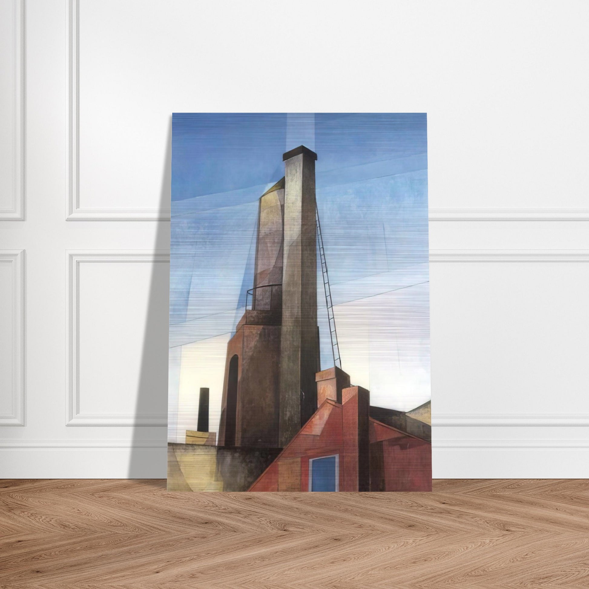 Aucassin and Nicolette - 1921 - Charles Demuth Brushed Aluminum Print - 70x100 cm / 28x40 inches | Charles Demuth Aluminum Print | Charles Demuth Prints