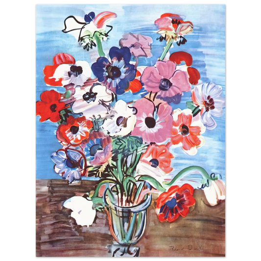 Raoul Dufy - ANEMONES 1937 Fine Art Poster - Default Title