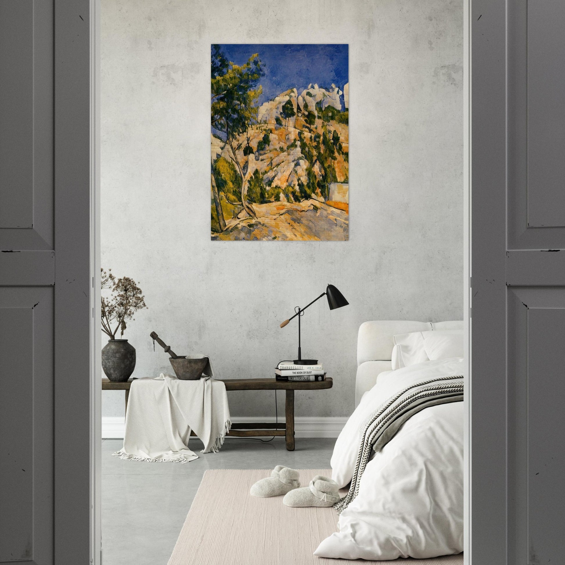 Bottom of the Ravine - Paul Cézanne Brushed Aluminum Print - 70x100 cm / 28x40 inches | Paul Cézanne Aluminum Print | Paul Cézanne Prints