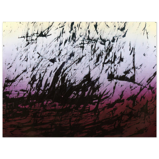 Hans Hartung - Untitled T1982-H12 - 1982 Fine Art Poster - Default Title