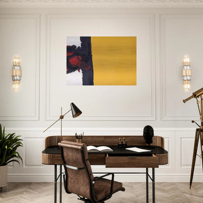 471 - Luis Feito Brushed Aluminum Print - 70x100 cm / 28x40 inches | Luis Feito Aluminum Print | Luis Feito Prints