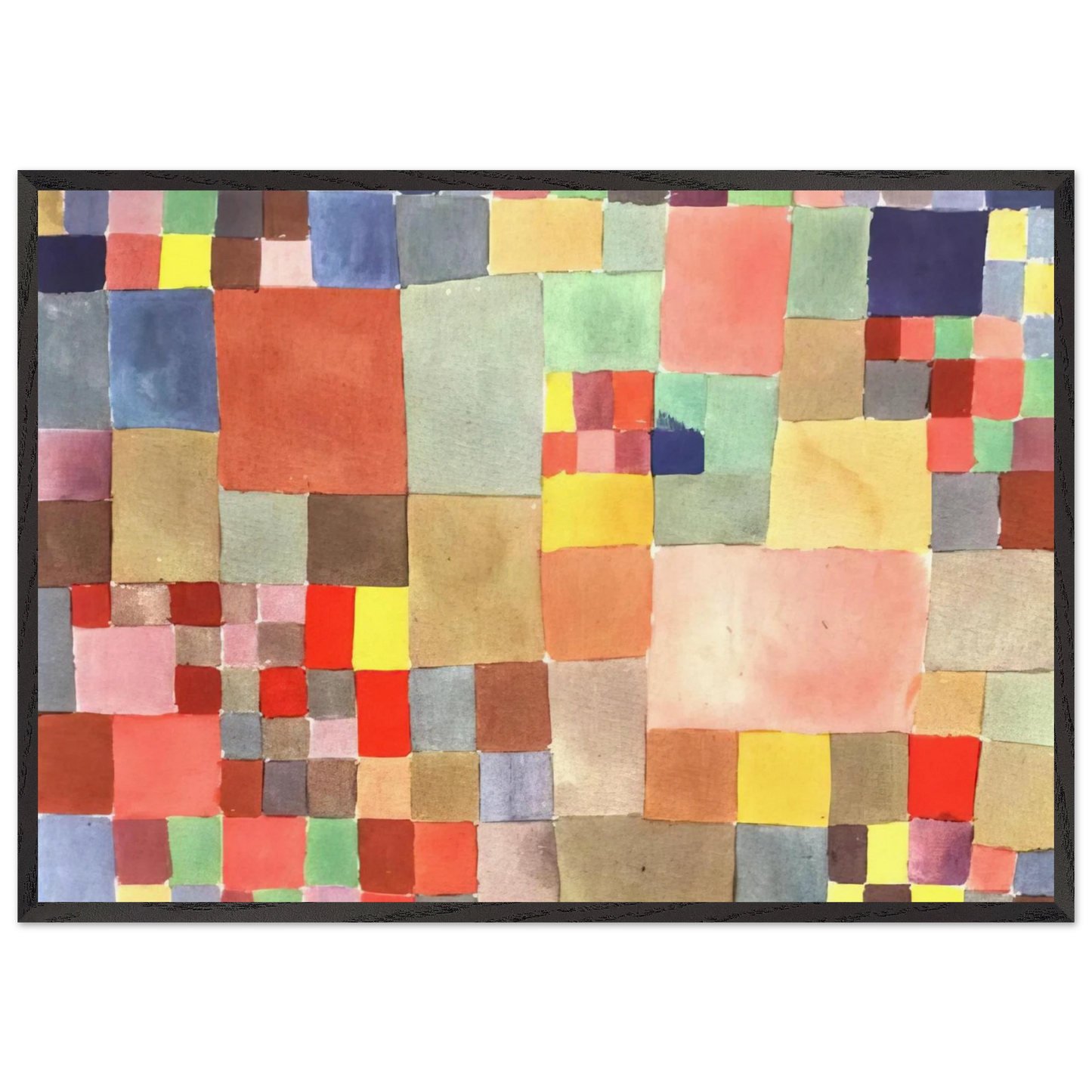 FLORA ON SAND 1927 - Paul Klee Framed Art Print – Black Wooden Frame - Default Title - -Framed Art Print