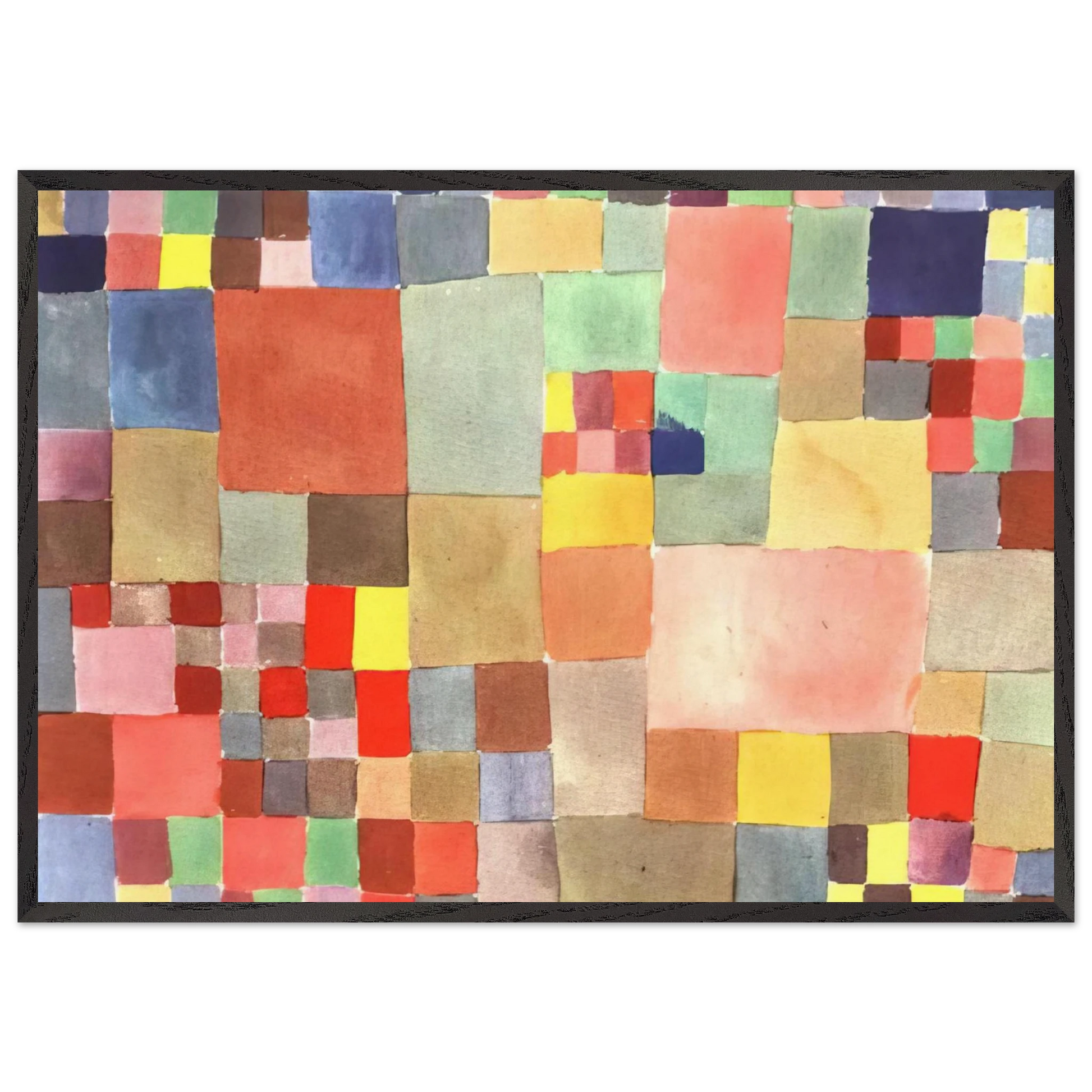 FLORA ON SAND 1927 - Paul Klee Framed Art Print – Black Wooden Frame - Default Title - -Framed Art Print