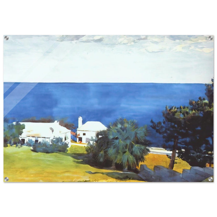SHORE AT BERMUDA - Winslow Homer Acrylic Print - 70x100 cm / 28x40″ inches