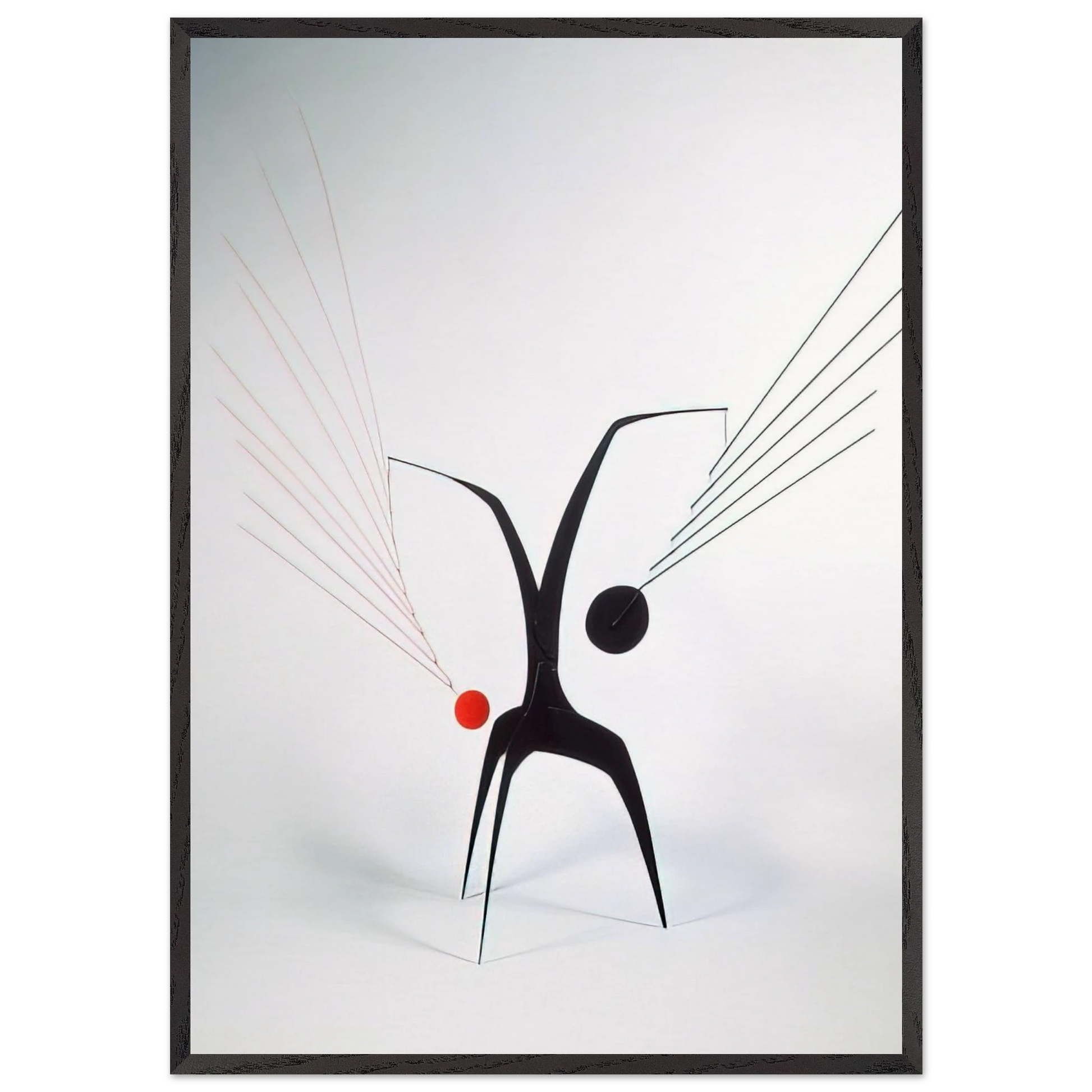 UN EFFET DU JAPONAIS 1941 - Alexander Calder Framed Art Print – Black Wooden Frame - Default Title - -Framed Art Print