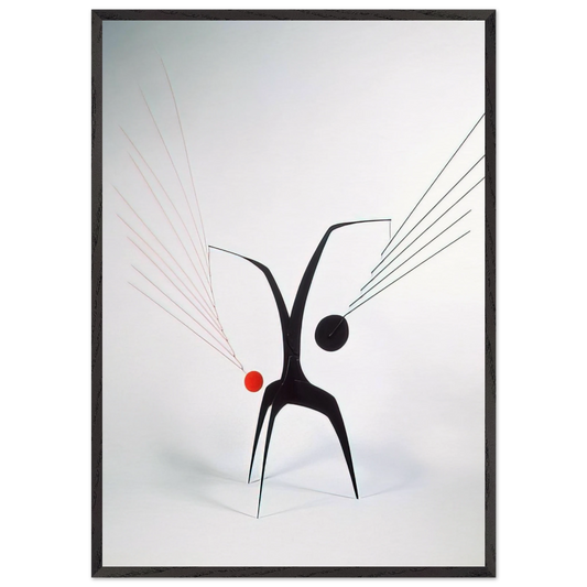 UN EFFET DU JAPONAIS 1941 - Alexander Calder Framed Art Print – Black Wooden Frame - Default Title - -Framed Art Print