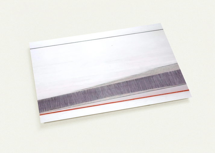 La linea rossa - 1966 By Bice Lazzari Pack of 10 Post Cards | Bice Lazzari Post Cards | A6 (10.5 x 14.8 cm) - 4.1 x 5.8 inches