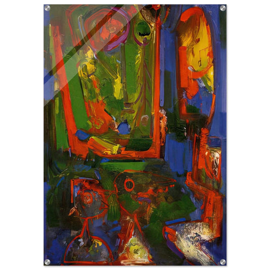 Asklepois - Hans Hofmann Acrylic Print - 70x100 cm / 28x40″ inches