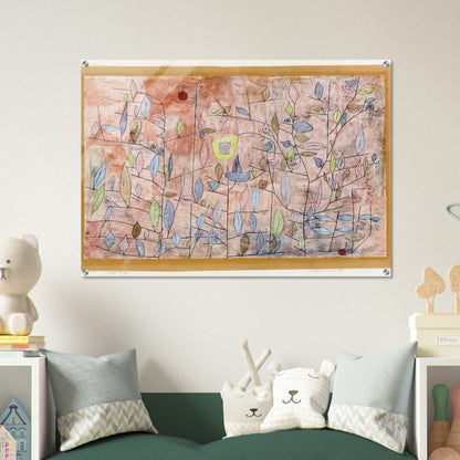 SPARSE FOLIAGE 1934 - Paul Klee Acrylic Print - 70x100 cm / 28x40″ inches | Paul Klee Wall Art | Paul Klee Prints