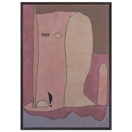GARDEN FIGURE 1940 - Paul Klee 70x100 cm / 28x40 inches Framed Art Print – Black Wooden Frame