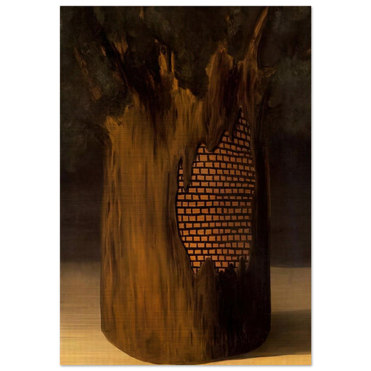 THRESHOLD OF FOREST 1926 - Rene Magritte Brushed Aluminum Print - 70x100 cm / 28x40 inches | Rene Magritte Aluminum Print | Rene Magritte Prints