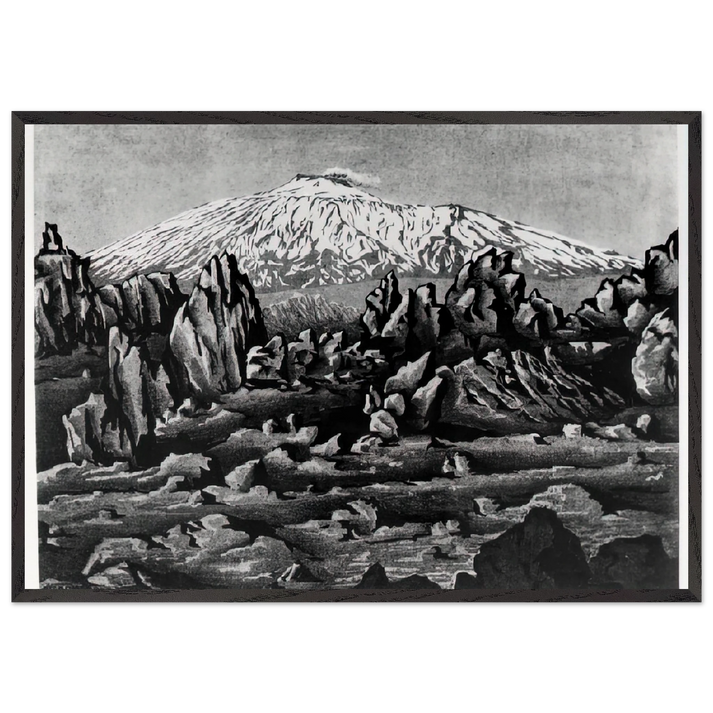 ESCHER 15 - MC Escher 70x100 cm / 28x40 inches Framed Art Print – Black Wooden Frame | Maurits Cornelis Escher Prints