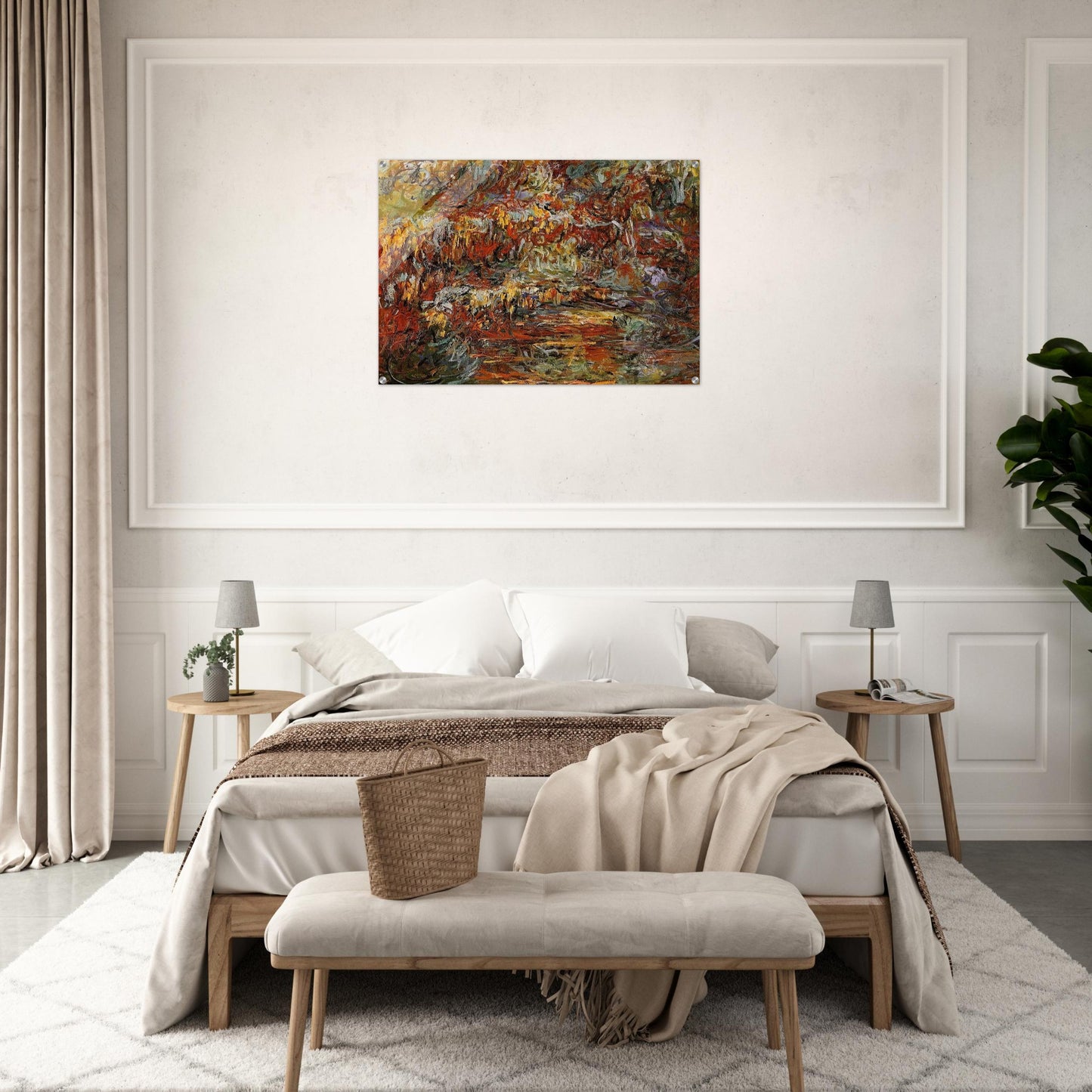 The Japanese Bridge 8 - claude monet Acrylic Print - 70x100 cm / 28x40″ inches | claude monet Wall Art | claude monet Prints