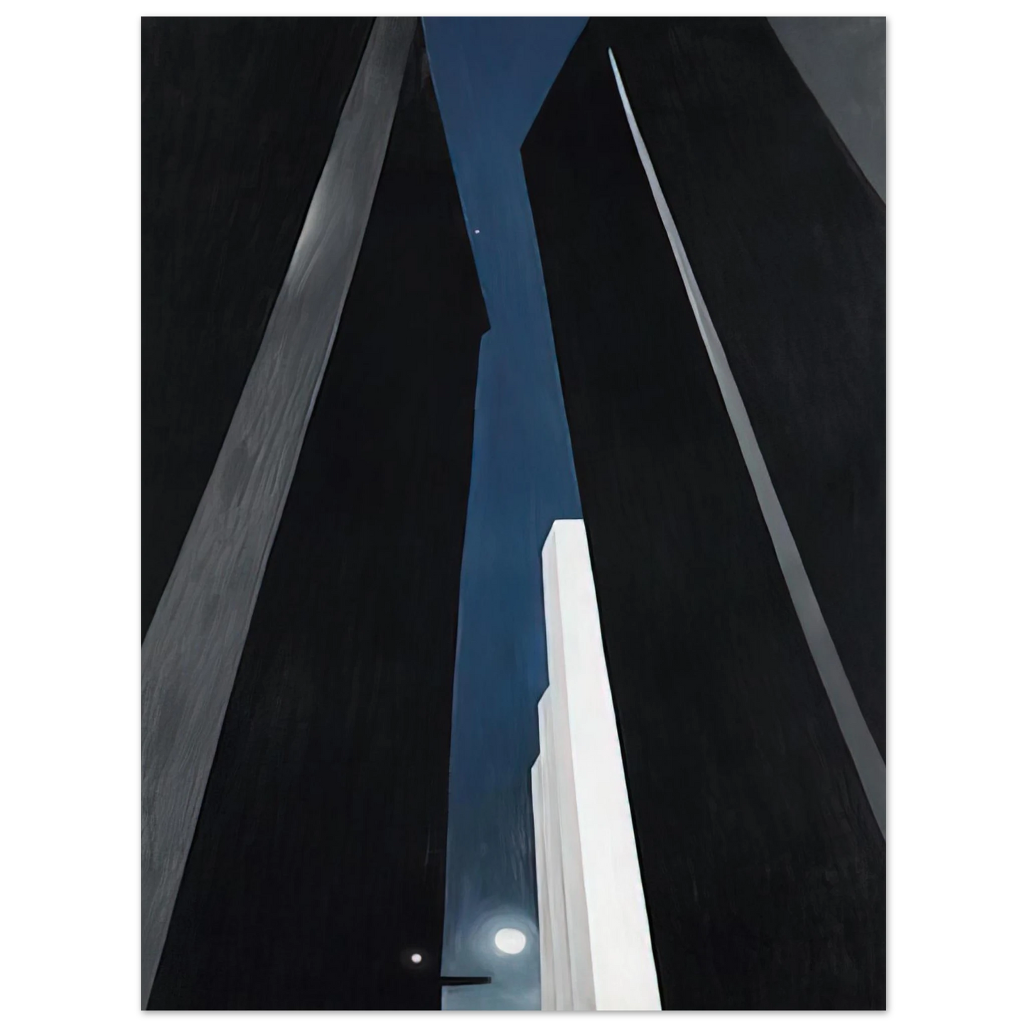 Georgia O'Keeffe - City Night Fine Art Poster - 13x18 cm / 5x7 inches
