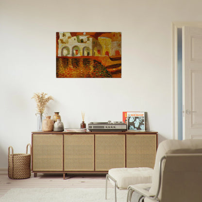 PORTDOGUE 1919 - Salvador Dali Brushed Aluminum Print - 70x100 cm / 28x40 inches | Salvador Dali Aluminum Print | Salvador Dali Prints