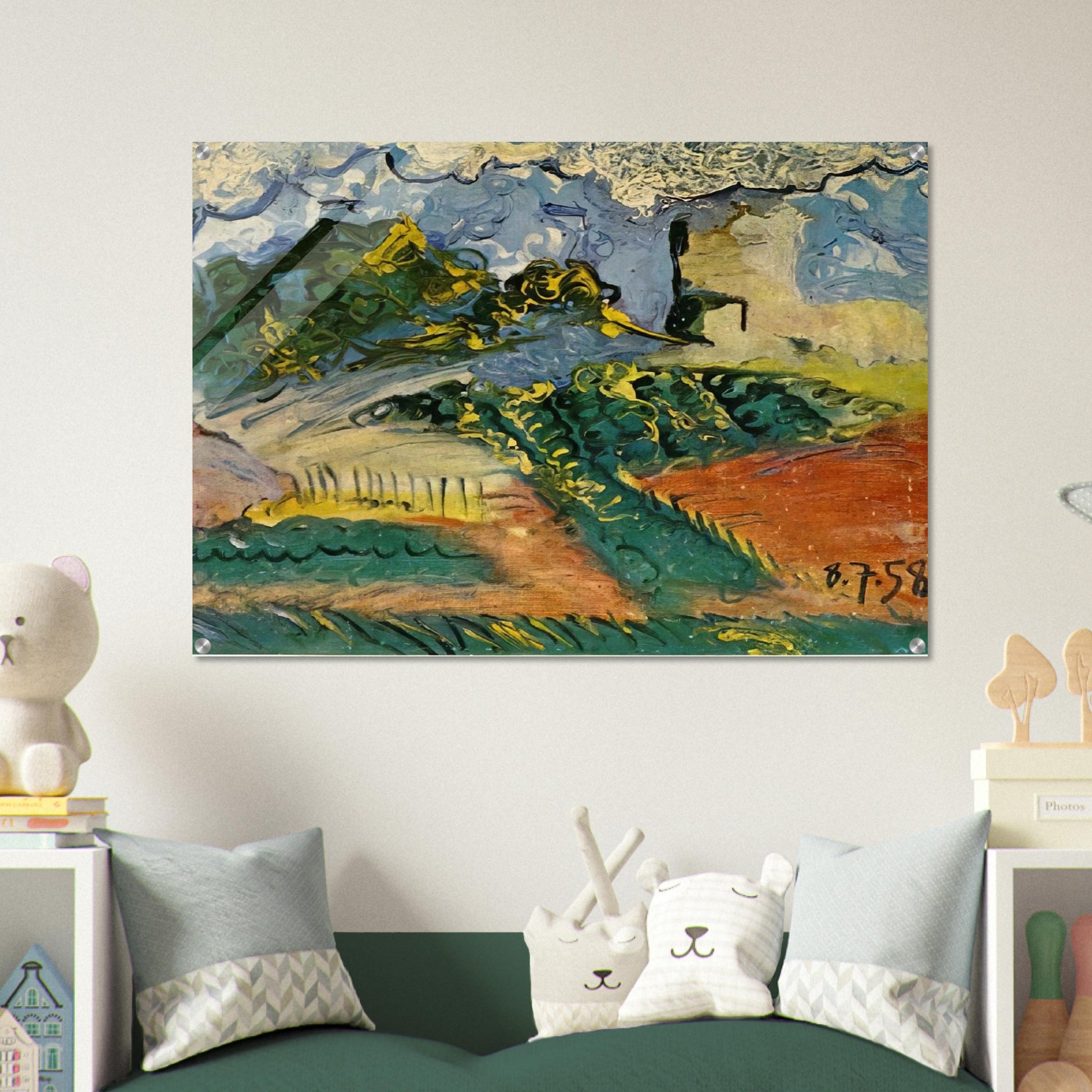 Untitled - 1958 - Pablo Picasso Acrylic Print - 70x100 cm / 28x40″ inches | Pablo Picasso Wall Art | Pablo Picasso Prints