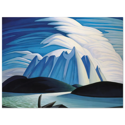 Lawren Harris - Lake and Mountains - 1928 Fine Art Poster - Default Title