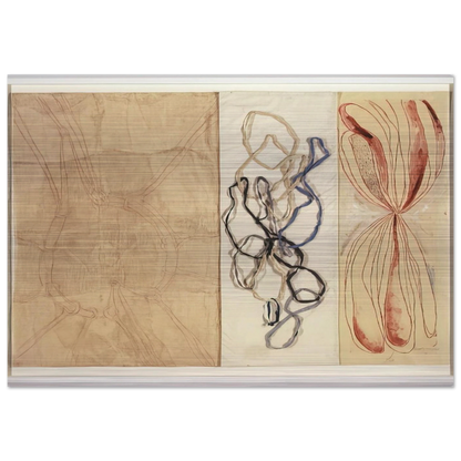 A STRETCH OF TIME 2007 - Louise Bourgeois Brushed Aluminum Print - 70x100 cm / 28x40 inches | Louise Bourgeois Aluminum Print | Louise Bourgeois Prints