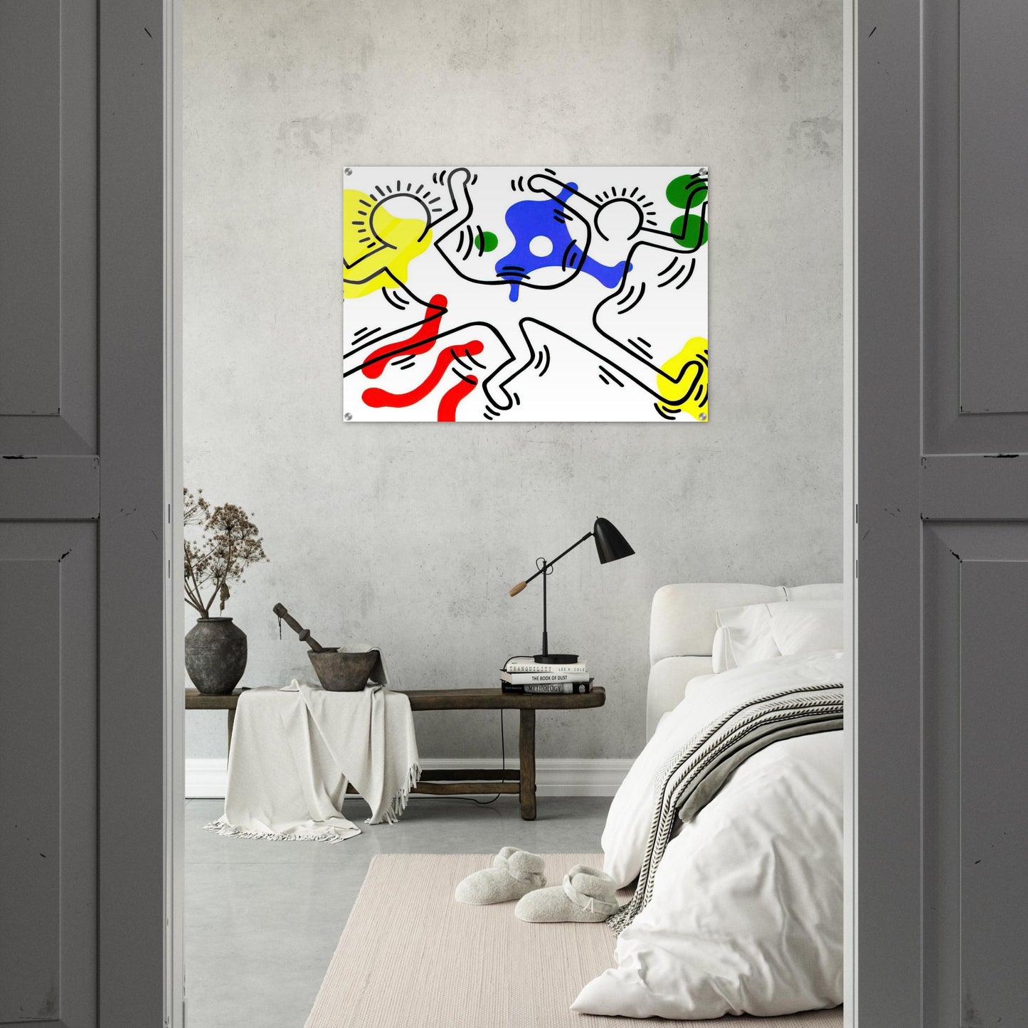 UNTITLED 1986 - Keith Haring Acrylic Print - 70x100 cm / 28x40″ inches | Keith Haring Wall Art | Keith Haring Prints