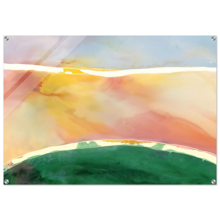 Bay Breeze - 1969 - Ronnie Landfield Acrylic Print - 70x100 cm / 28x40″ inches