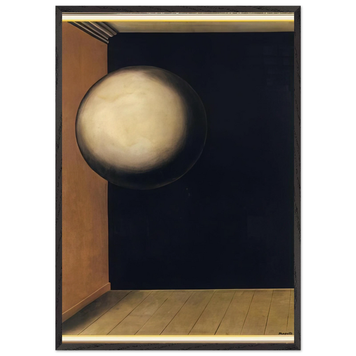 SECRET LIFE IV 1928 - Rene Magritte 70x100 cm / 28x40 inches Framed Art Print – Black Wooden Frame