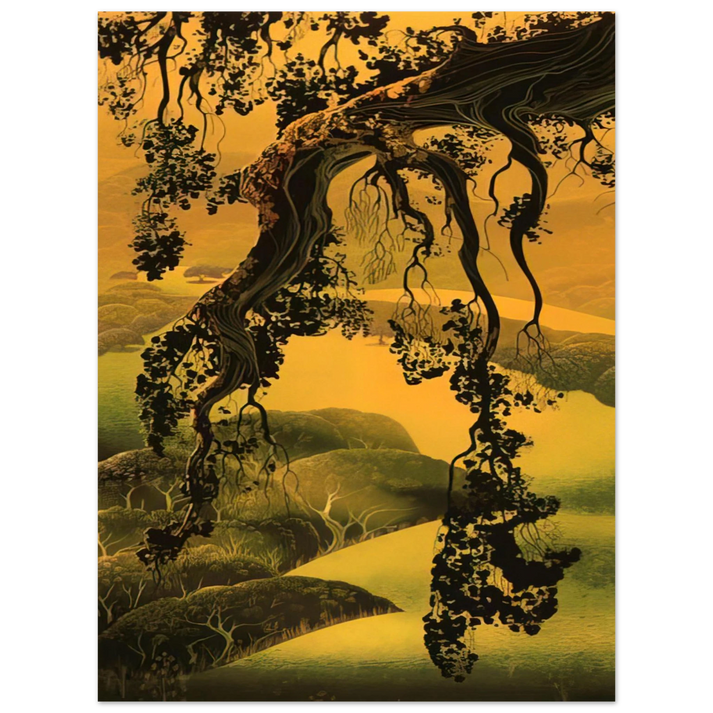 Eyvind Earle - Yorktown Branch  75x100 cm / 30x40inches Fine Art Poster