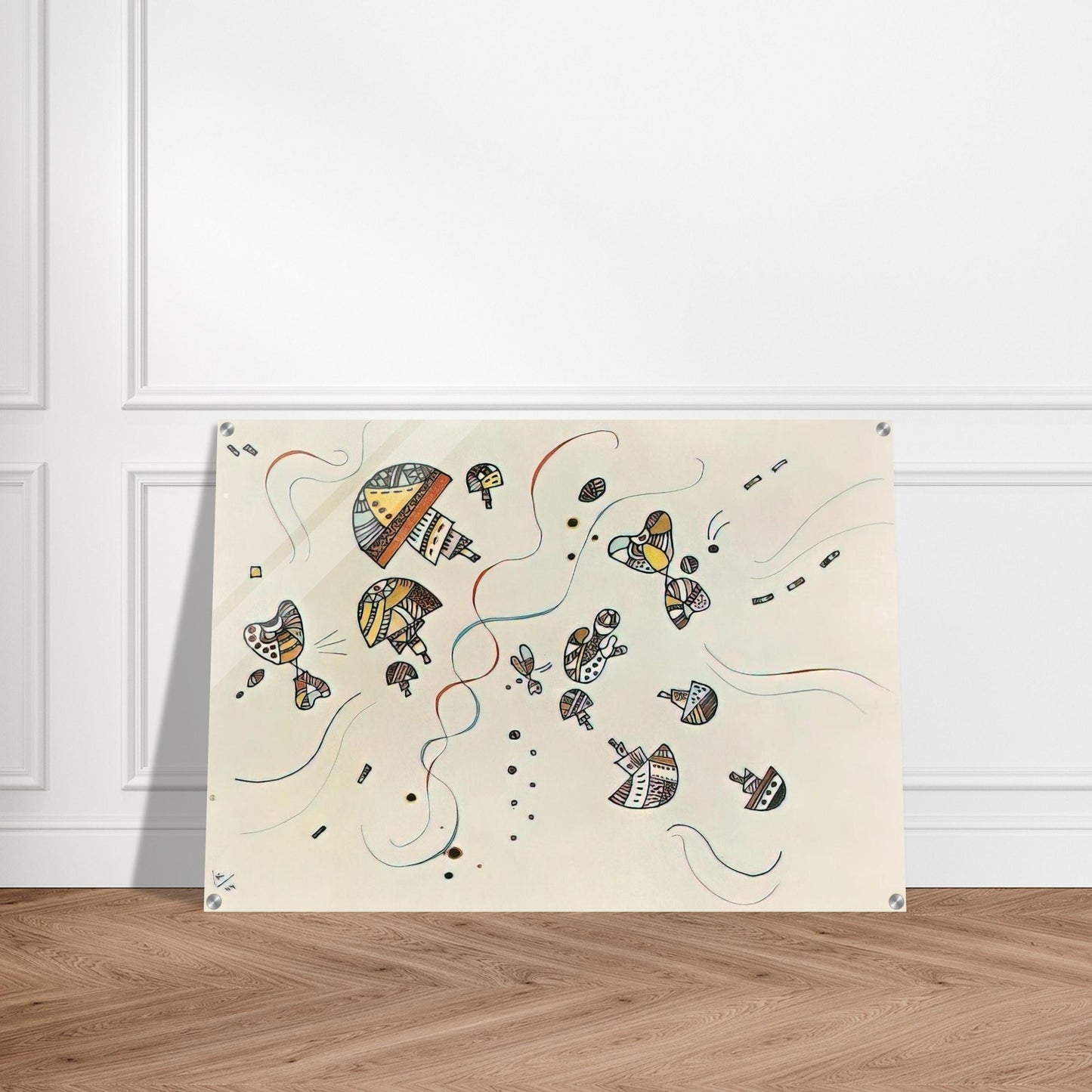 LAST WATERCOLOUR 1944 - Wassily Kandinsky Acrylic Print - 70x100 cm / 28x40″ inches | Wassily Kandinsky Wall Art | Wassily Kandinsky Prints