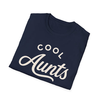 Cool Aunts Club Maglietta, Maglietta Regalo Idee Zia Divertente, Graphic Tee Zia Migliore di Sempre, Carina Maglietta Matching Famiglia Sassy Zia