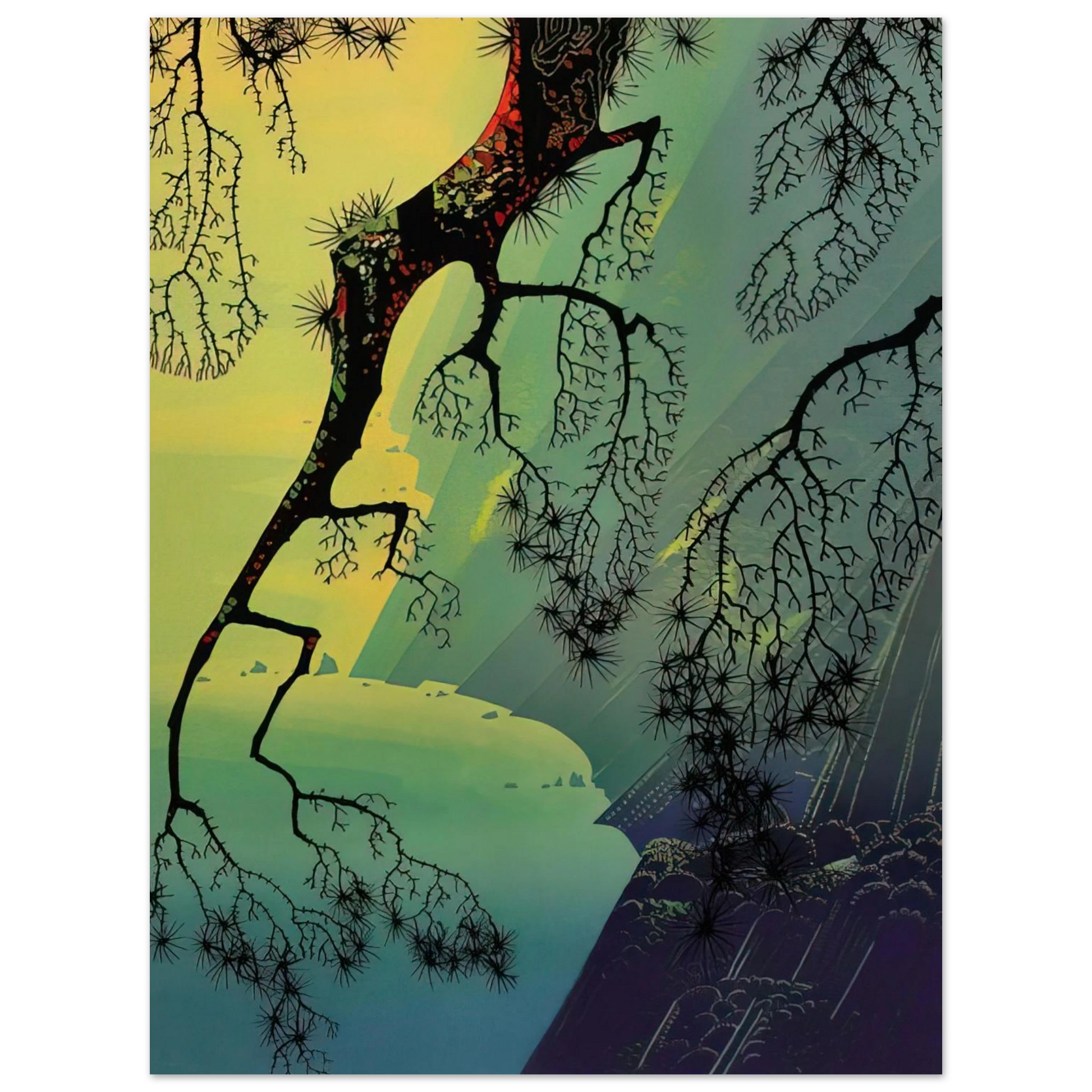 Eyvind Earle - Fog Mist Fine Art Poster - Default Title