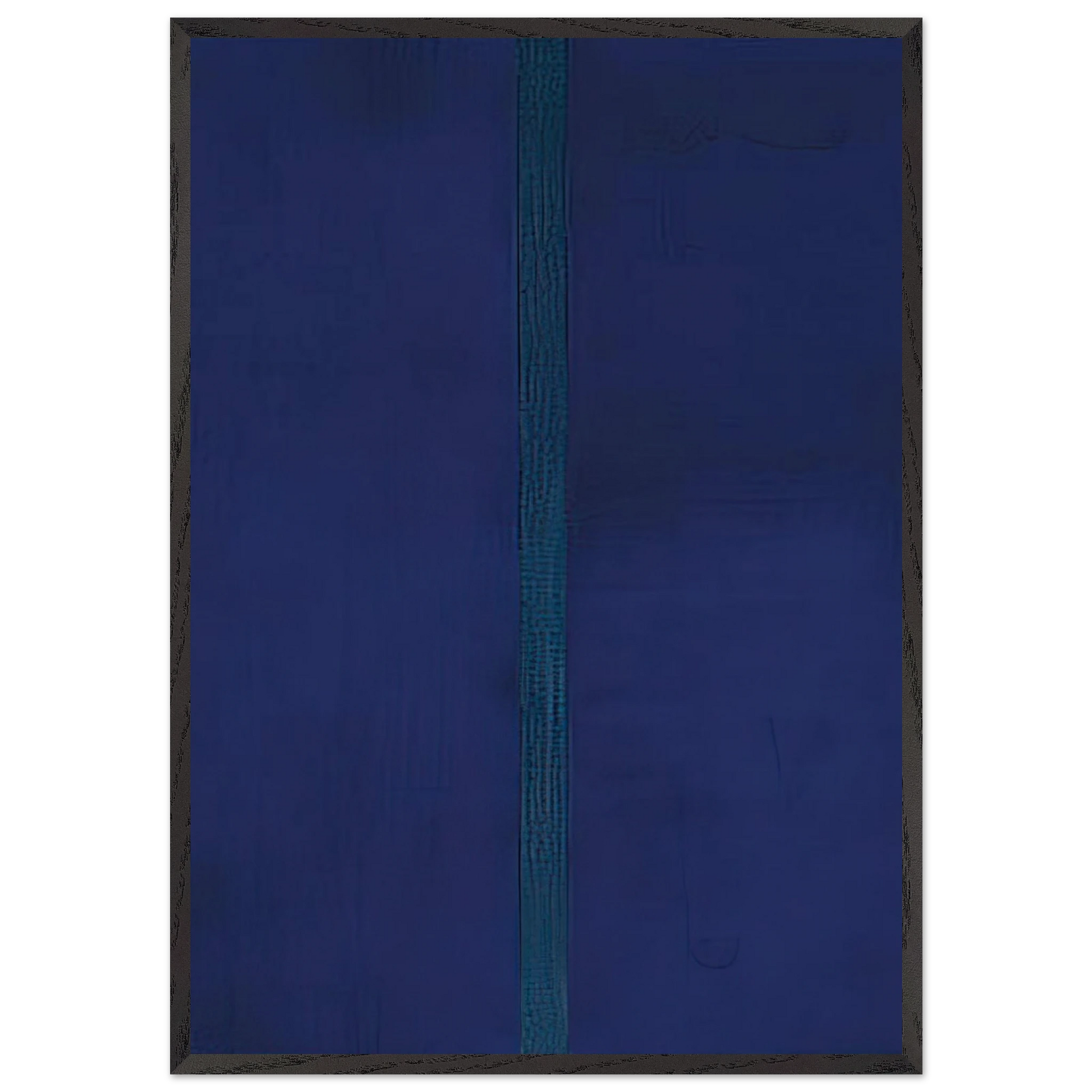 Onement V - Barnett Newman Framed Art Print – Black Wooden Frame - Default Title - -Framed Art Print