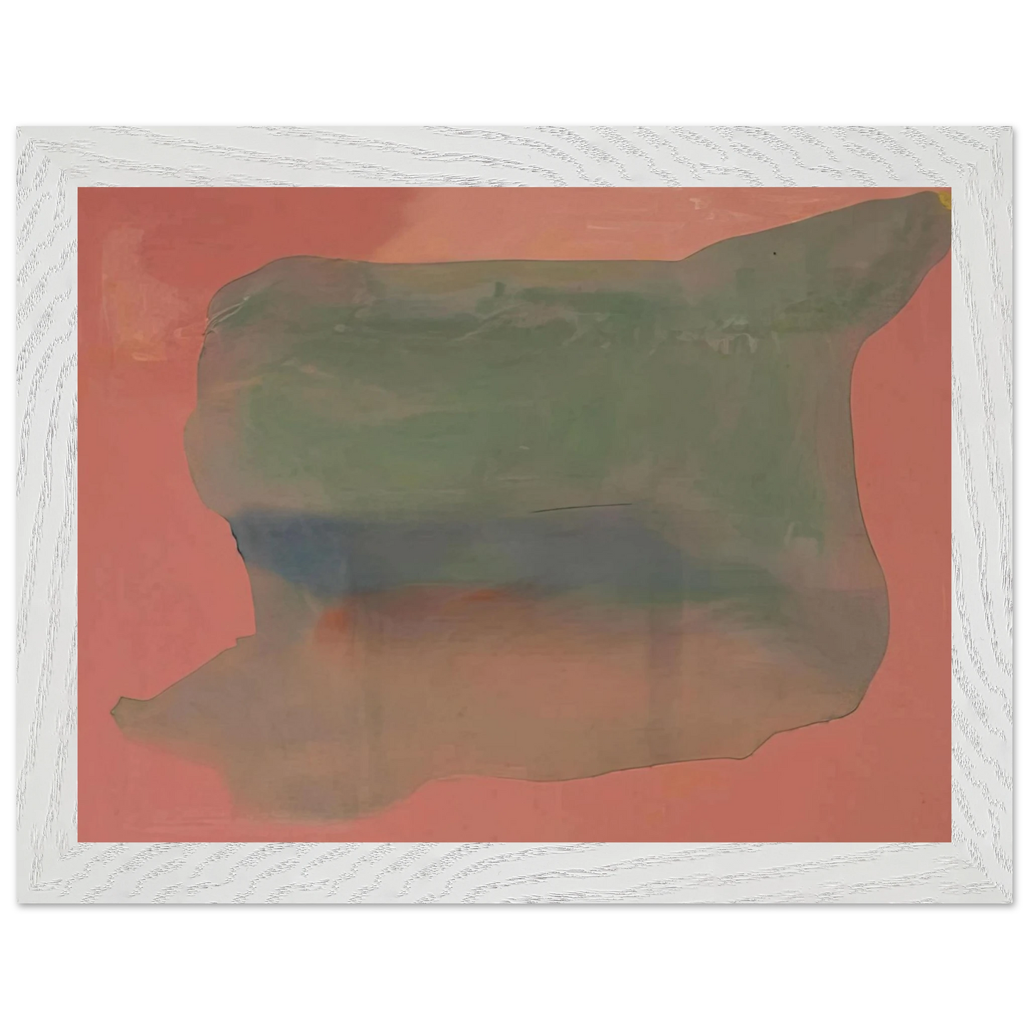 Helen Frankenthaler - Yearning - 1973 Wall art - 60x80 cm / 24x32 inches - Premium Wooden Framed Poster With Fine Art Paper - Wood frame