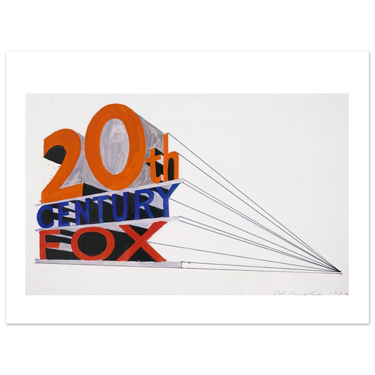 Edward Ruscha - TRADEMARK 4 1962 Fine Art Poster - Default Title
