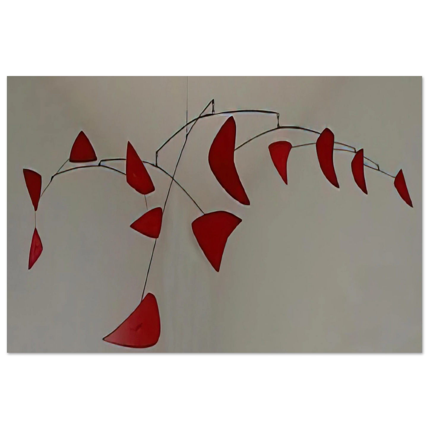 Alexander Calder - RED MOBILE 1956 Fine Art Poster - 40x60 cm / 16x24 inches