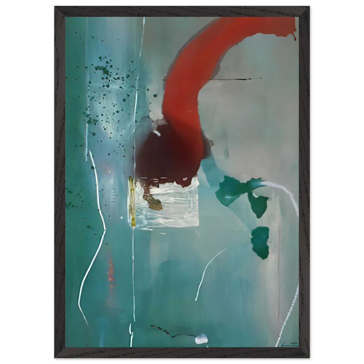 Helen Frankenthaler - Square One - 1985 Wall art - 75x100 cm / 30x40 Inches - Fine Art Poster - -