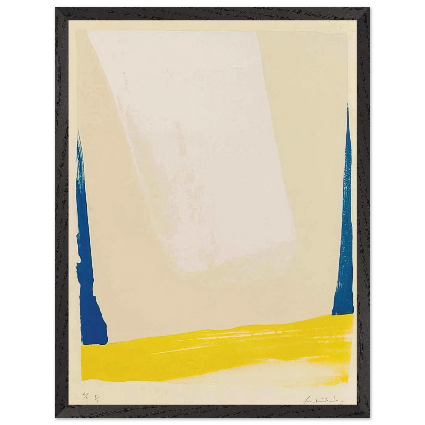 Helen Frankenthaler - White Portal - 1967 Wall art - 20x25 cm / 8x10 inches - Fine Art Poster - -