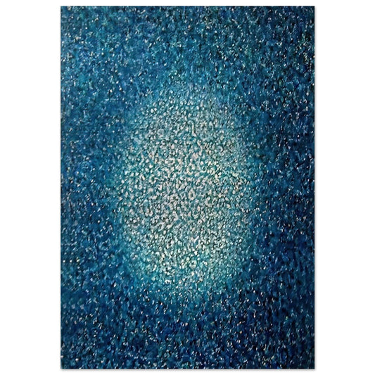 Blue Prescence - Richard Pousette-Dart Brushed Aluminum Print - 70x100 cm / 28x40 inches | Richard Pousette-Dart Aluminum Print | Richard Pousette-Dart Prints