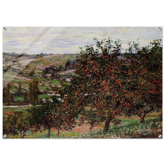 Apple Trees near Vetheuil - claude monet Acrylic Print - 70x100 cm / 28x40″ inches