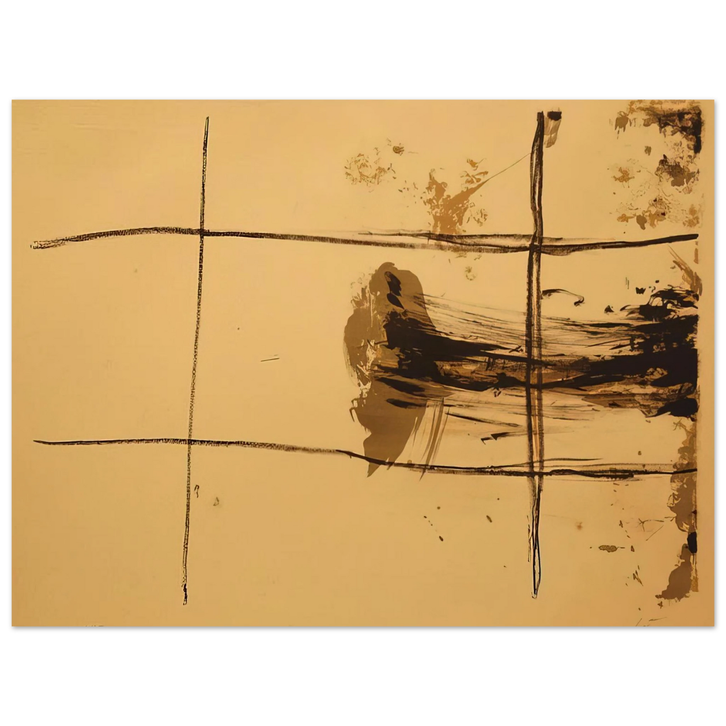 Antoni Tapies - CARR S 1967 Fine Art Poster - Default Title