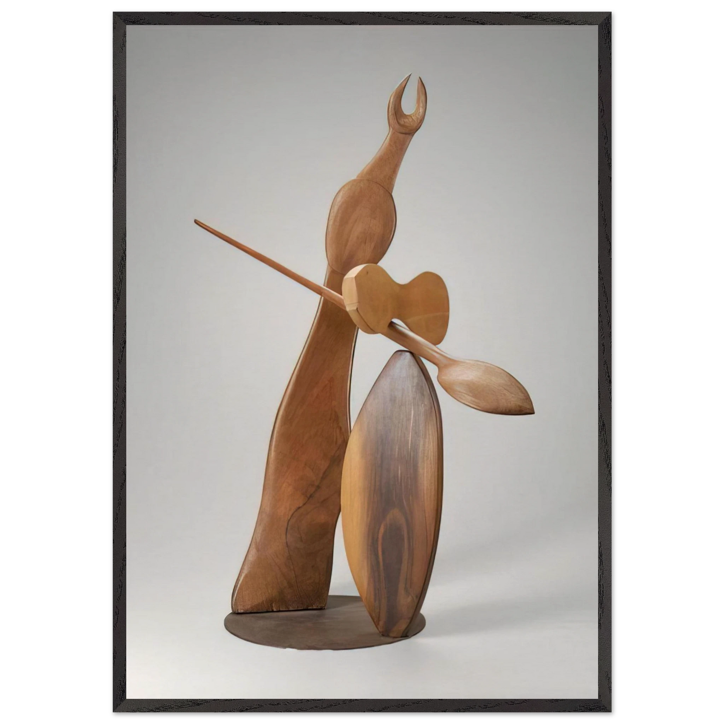 DIANA 1934 - Alexander Calder Framed Art Print – Black Wooden Frame - Default Title - -Framed Art Print