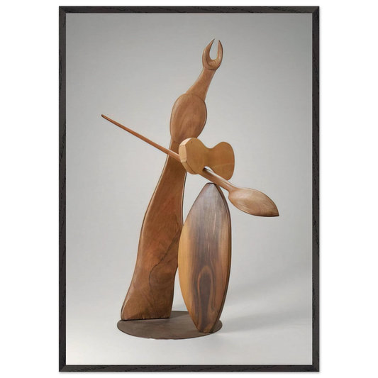 DIANA 1934 - Alexander Calder Framed Art Print – Black Wooden Frame - Default Title - -Framed Art Print